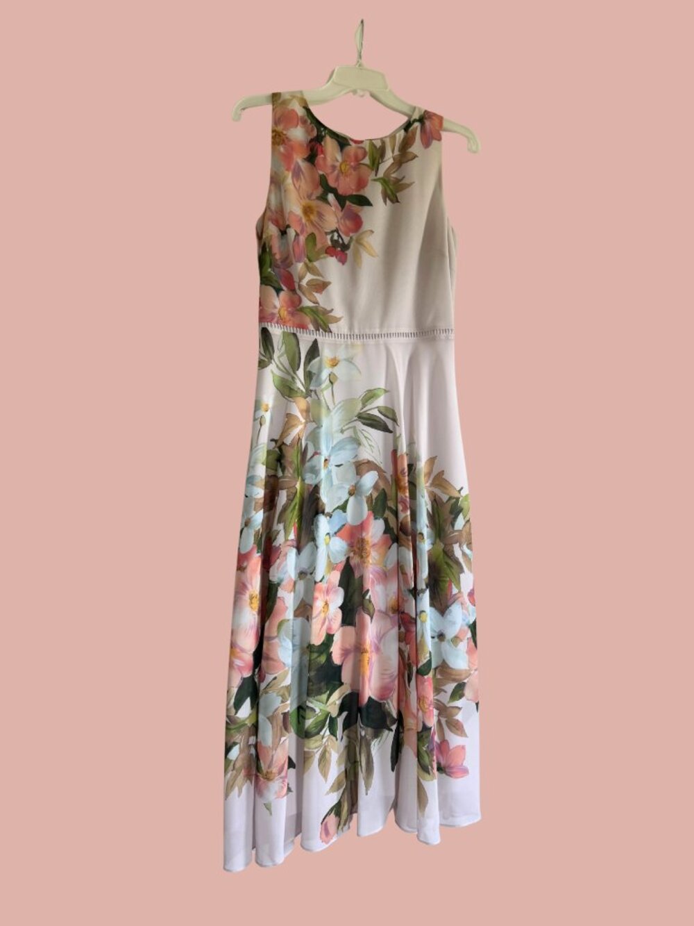 Hobbs of London "Carly" Dress Delicate Pastel Floral Print